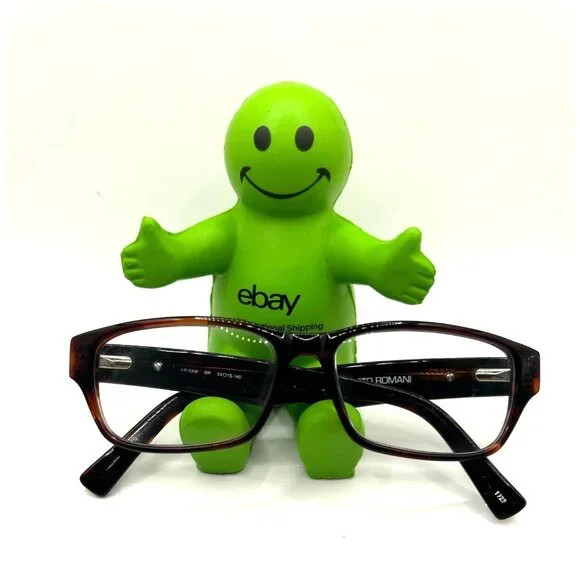 Alberto Romani Rectangular Eyeglasses Frame 54 15 140 Tortoise Shell Unisex - Picture 12 of 14